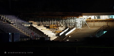 połączenie nowej trybyny z sektorem D