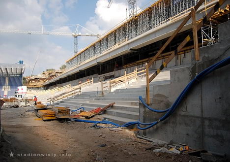 widok z wejścia pod sektorem E