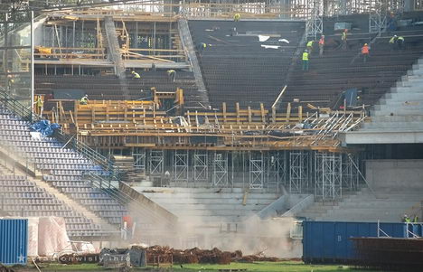 narożnik północno-wschodni - stan z godz 9:30