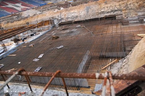 siataka zbrojeń, na której w nadchodzącym tygodniu wylany zostanie beton