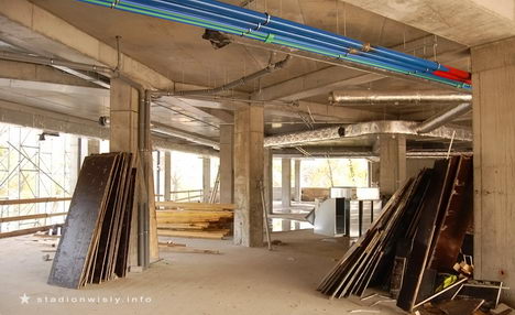 Przyszłe muzeum widziane od strony sektora D