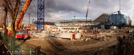 panorama stadionu