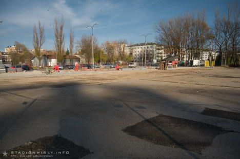 plac od strony ul. Reymonta